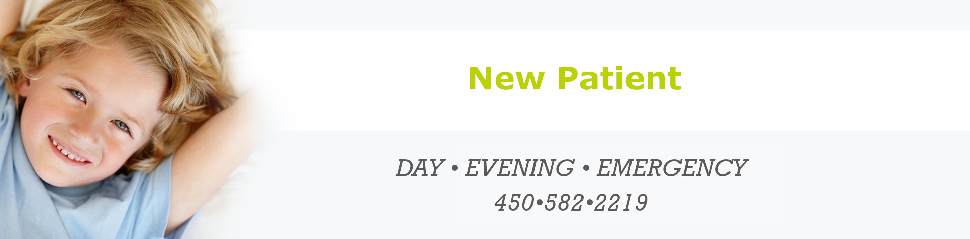 First visit to dental clinic